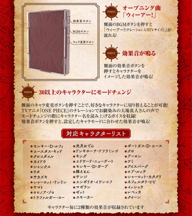 One Piece Card Game Sound Loader [Vol.1 & Vol.2)-Luffy (Vol.1)-BANDAI-Ace Cards & Collectibles