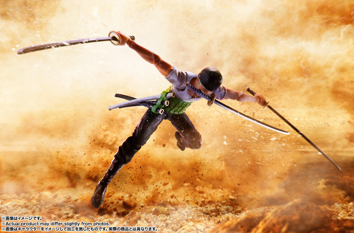 One Piece S.H.Figuarts "Roronoa Zoro"-Romance Dawn-BANDAI-Ace Cards & Collectibles