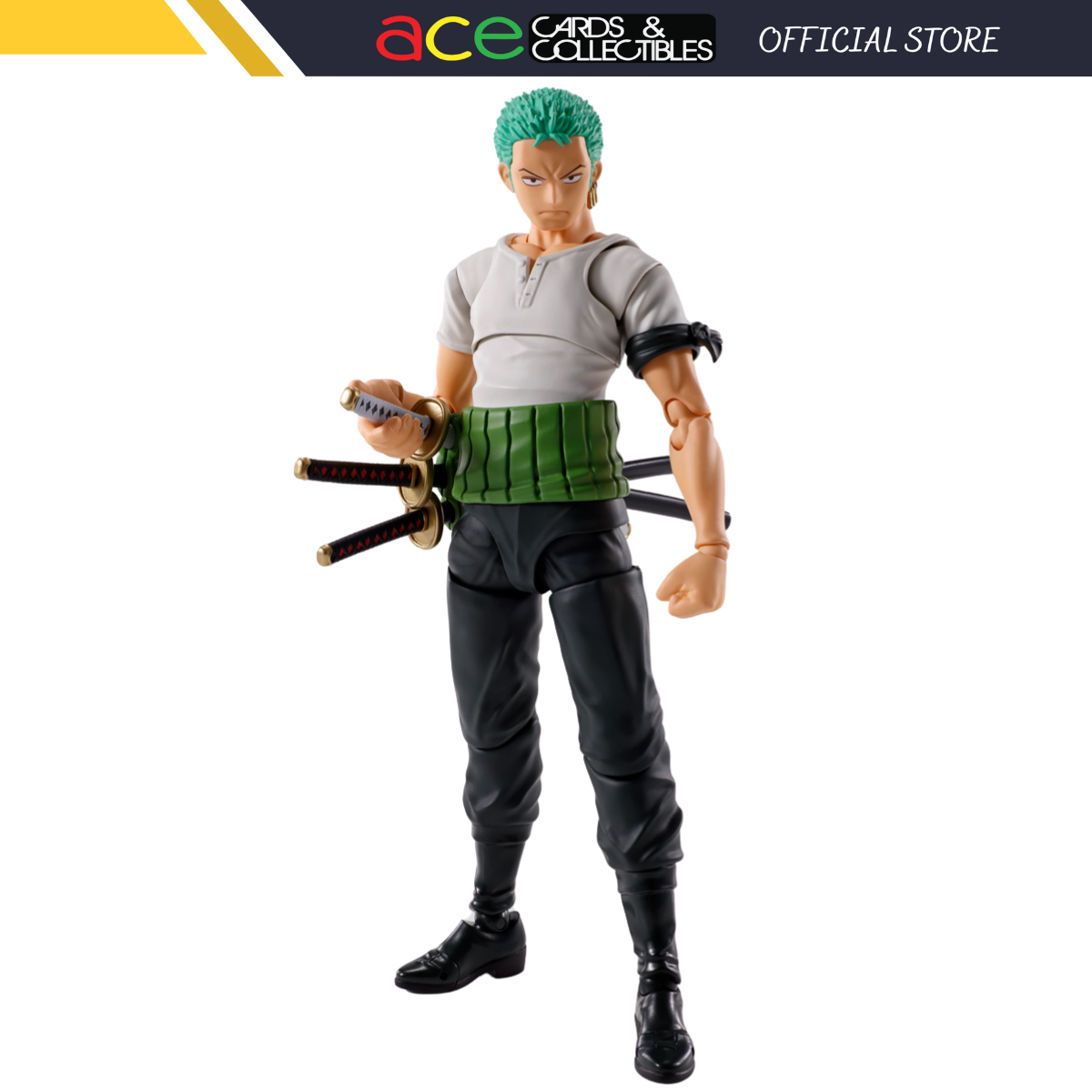 One Piece S.H.Figuarts "Roronoa Zoro"-Romance Dawn-BANDAI-Ace Cards & Collectibles