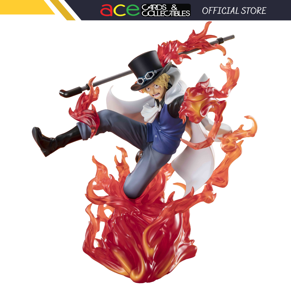 One Piece S.H.Figuarts ZERO [Super Fierce Battle] "Sabo" (Fire Fist Checkmate Rook)-BANDAI-Ace Cards & Collectibles