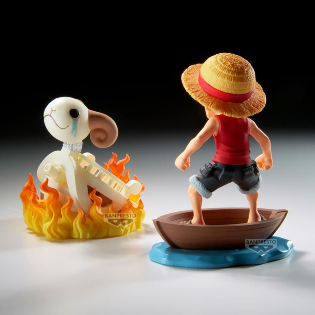 One Piece World Collectable Figure Log Stories "Monkey D. Luffy & Going Merry"-BANDAI-Ace Cards & Collectibles