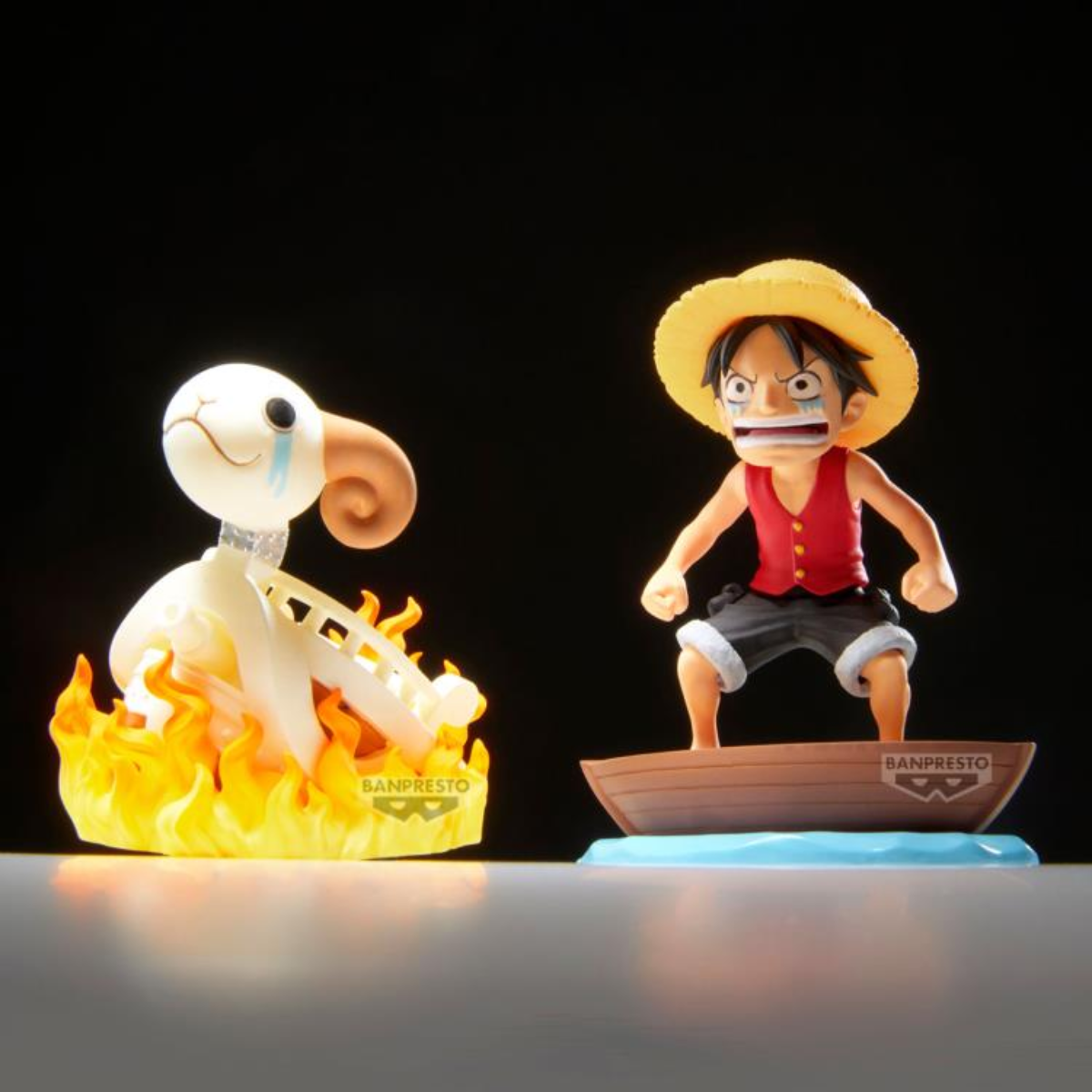 One Piece World Collectable Figure Log Stories "Monkey D. Luffy & Going Merry"-BANDAI-Ace Cards & Collectibles
