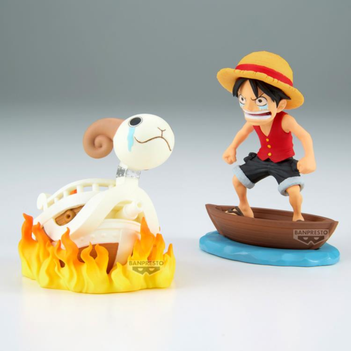 One Piece World Collectable Figure Log Stories "Monkey D. Luffy & Going Merry"-BANDAI-Ace Cards & Collectibles