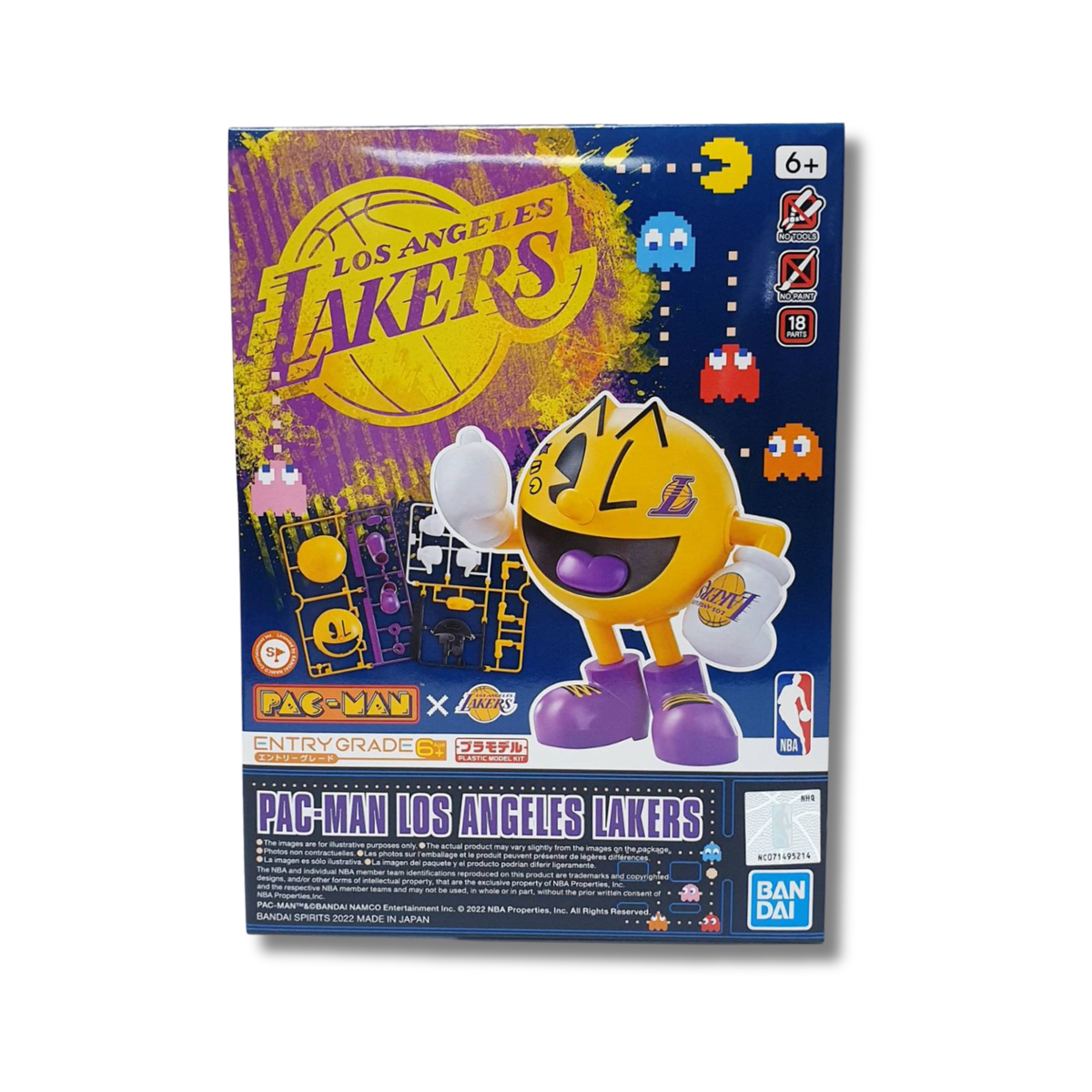 Pac-Man Entry Grade Plastic Model Kit (Multilple Colors)-Los Angeles Laker-BANDAI-Ace Cards & Collectibles