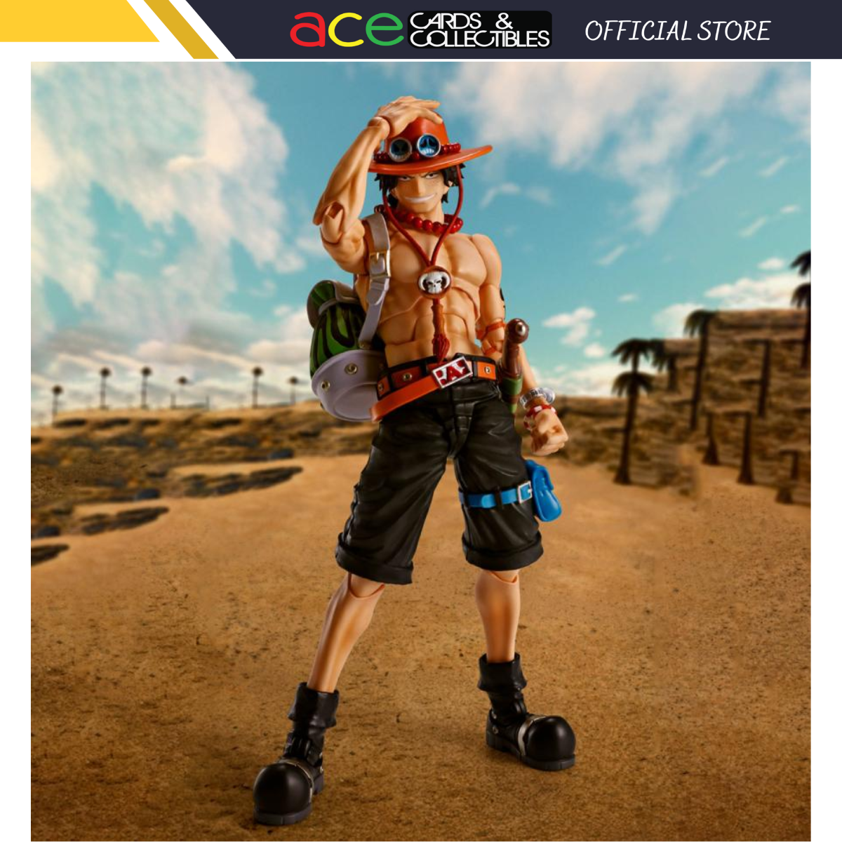 S.H.Figuarts Portgas.D.Ace -Flame Fist-BANDAI-Ace Cards & Collectibles