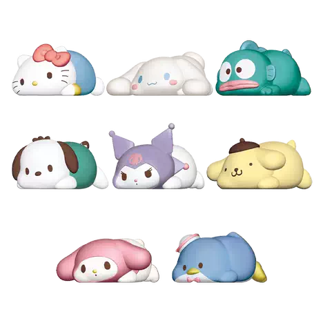 Sanrio Characters Mocchirikororin Friends Series Plastic Doll Blind Box-Single Box (Random)-BANDAI-Ace Cards & Collectibles