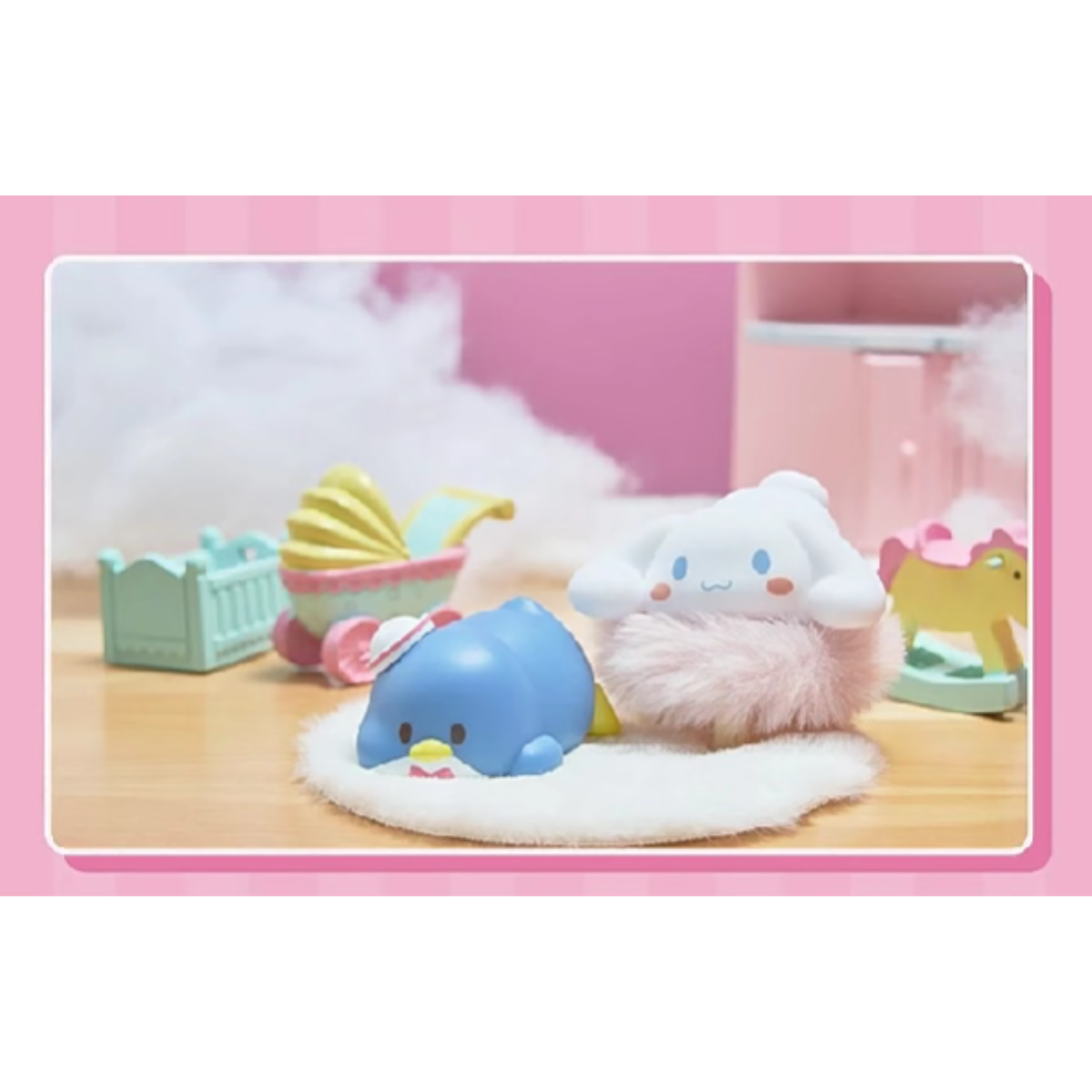 Sanrio Characters Mocchirikororin Friends Series Plastic Doll Blind Box-Single Box (Random)-BANDAI-Ace Cards & Collectibles