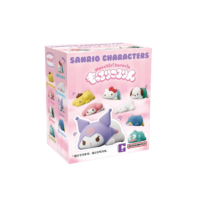 Sanrio Characters Mocchirikororin Friends Series Plastic Doll Blind Box-Single Box (Random)-BANDAI-Ace Cards & Collectibles