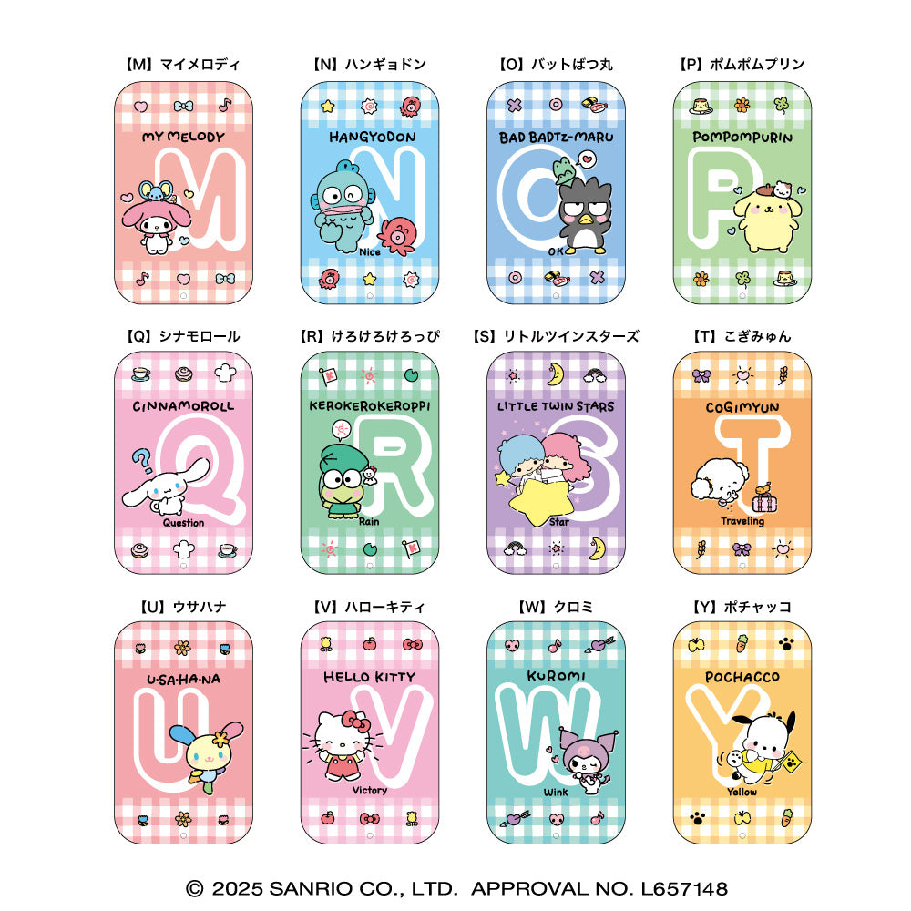 Sanrio Characters Ramune Tin Can Alphabet Edition 2-Whole Box (12pcs)-BANDAI-Ace Cards & Collectibles