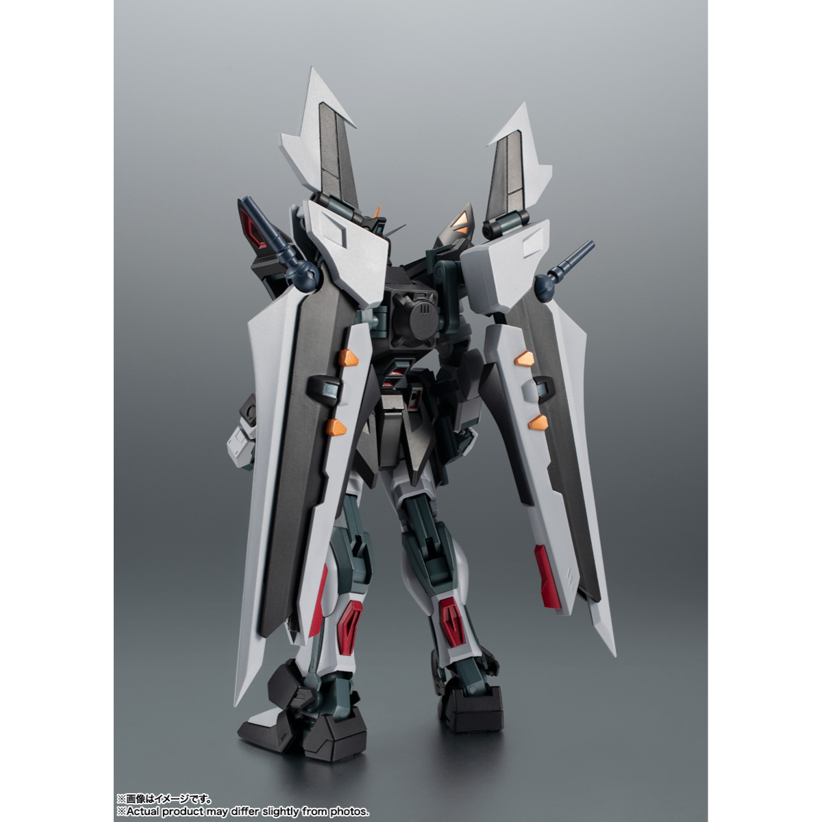 The Robot Spirits (SIDE MS) GAT-X105E + AQM/E-X09S Strike Noir Gundam ver. A.N.I.M.E.-BANDAI-Ace Cards &amp; Collectibles