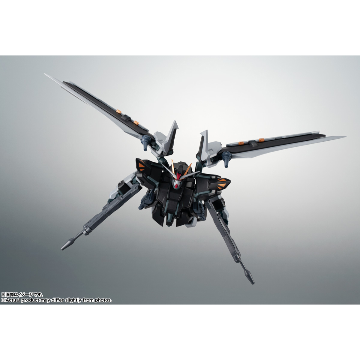 The Robot Spirits (SIDE MS) GAT-X105E + AQM/E-X09S Strike Noir Gundam ver. A.N.I.M.E.-BANDAI-Ace Cards &amp; Collectibles