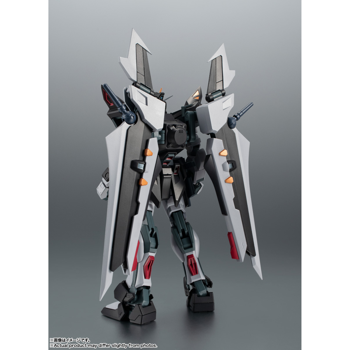 The Robot Spirits (SIDE MS) GAT-X105E + AQM/E-X09S Strike Noir Gundam ver. A.N.I.M.E.-BANDAI-Ace Cards & Collectibles