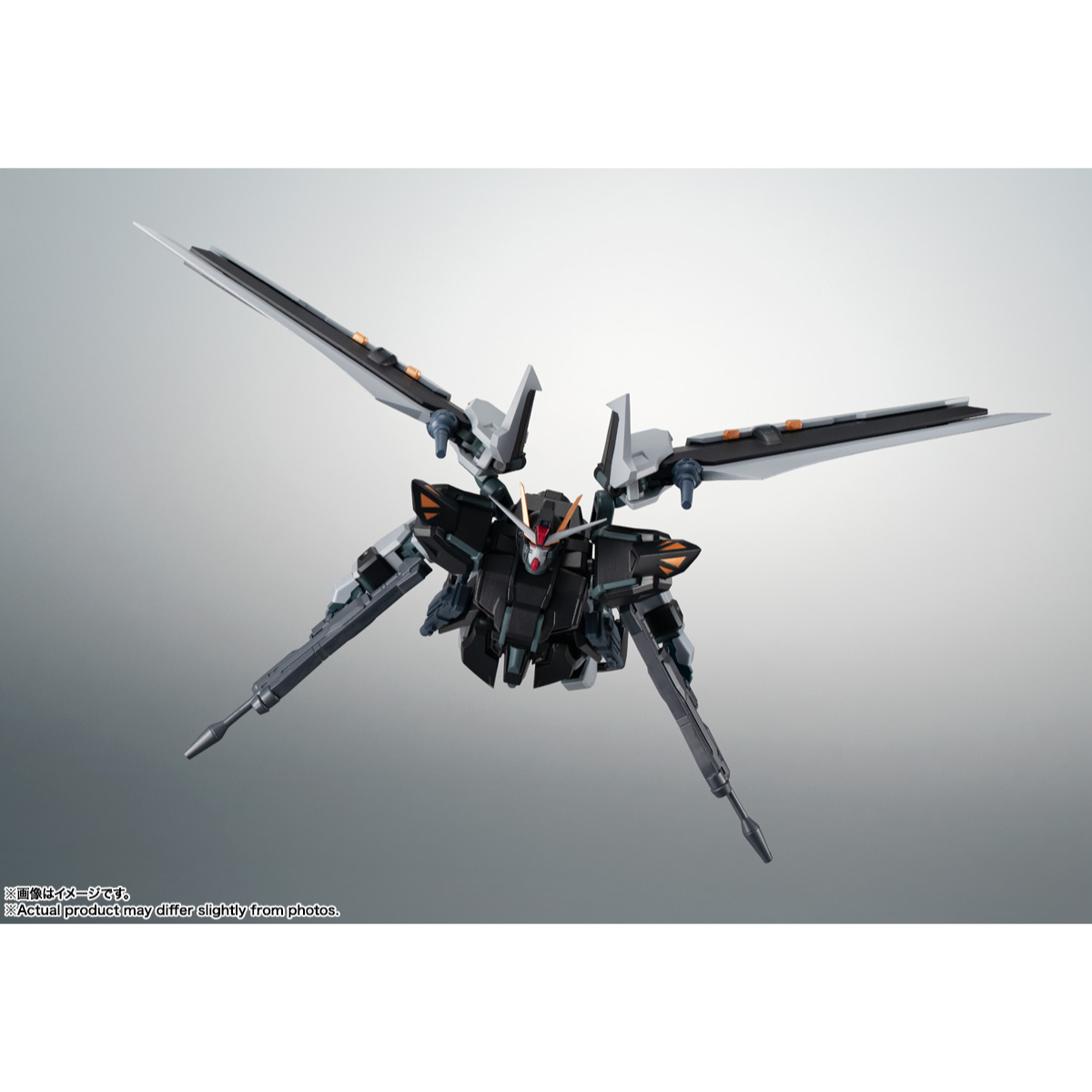 The Robot Spirits (SIDE MS) GAT-X105E + AQM/E-X09S Strike Noir Gundam ver. A.N.I.M.E.-BANDAI-Ace Cards & Collectibles