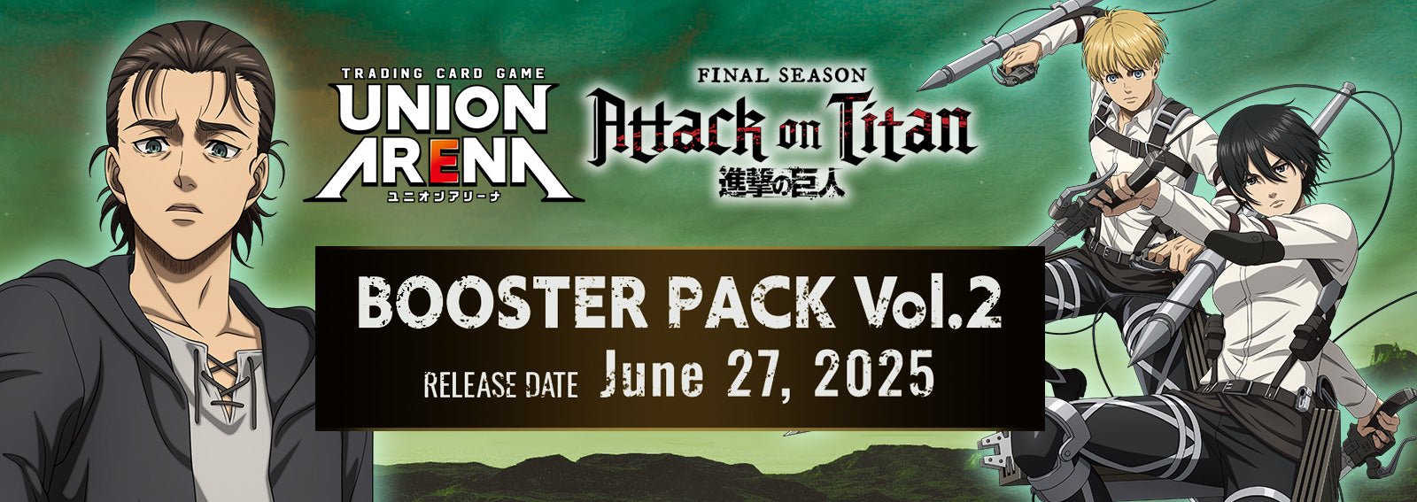 Union Arena TCG Booster [EX10BT] "Attack on Titan" (Vol.2)-Booster Pack-BANDAI-Ace Cards & Collectibles