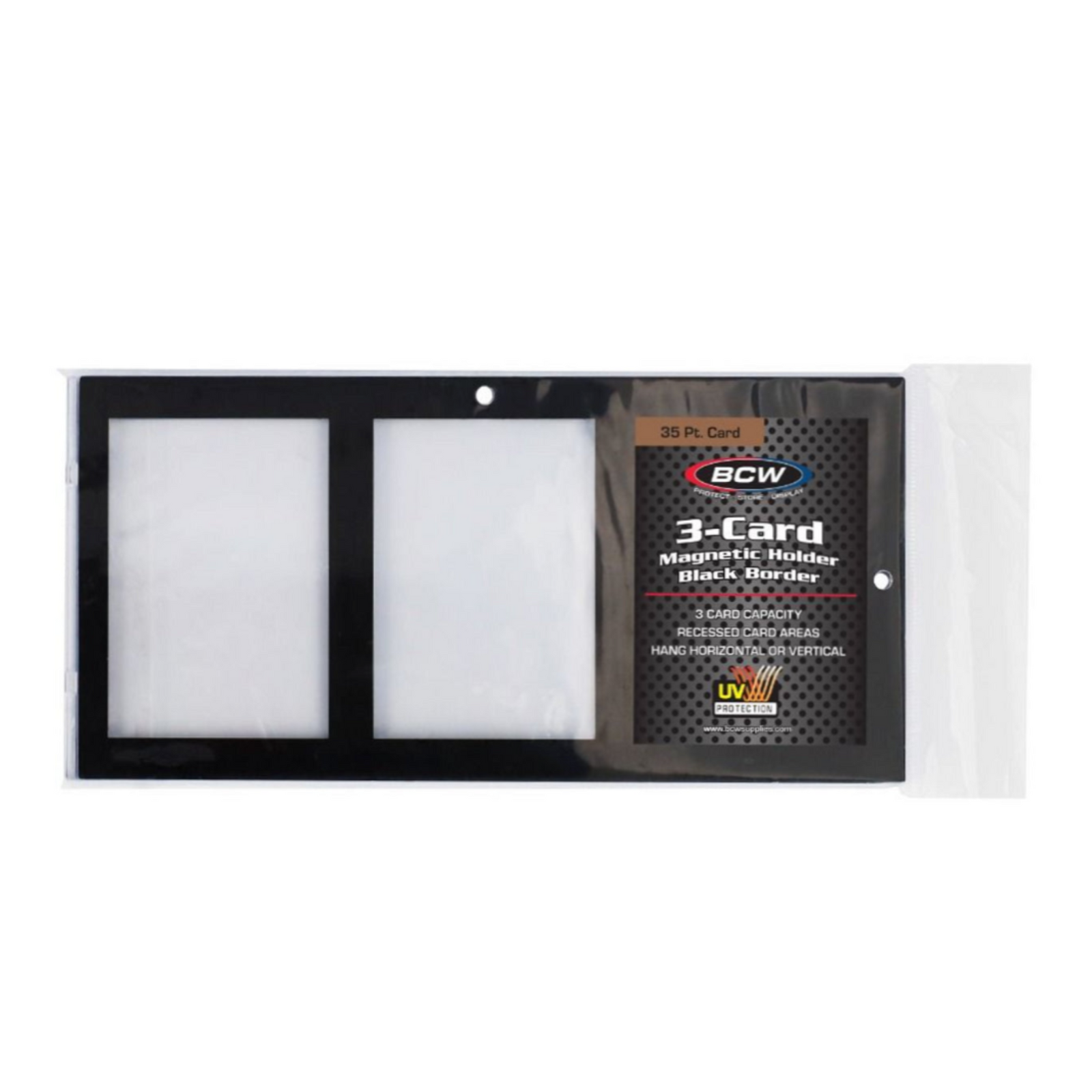 BCW 3-Card Magnetic With Black Border-Loose Pcs-BCW Supplies-Ace Cards & Collectibles