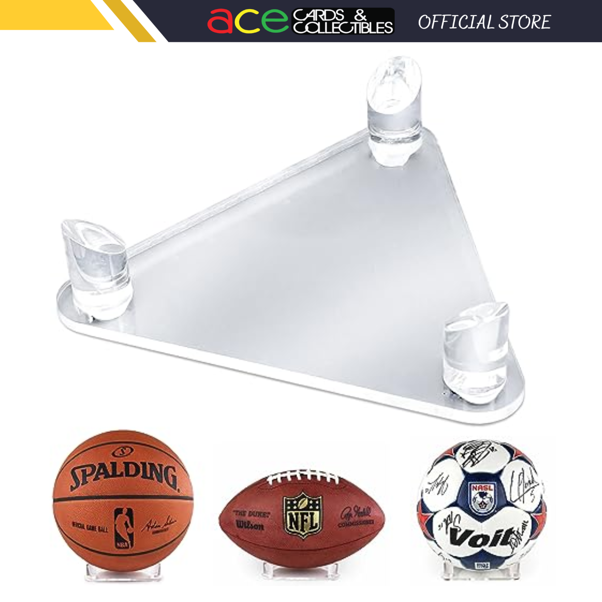 BCW Acrylic Ball Stand-BCW Supplies-Ace Cards &amp; Collectibles