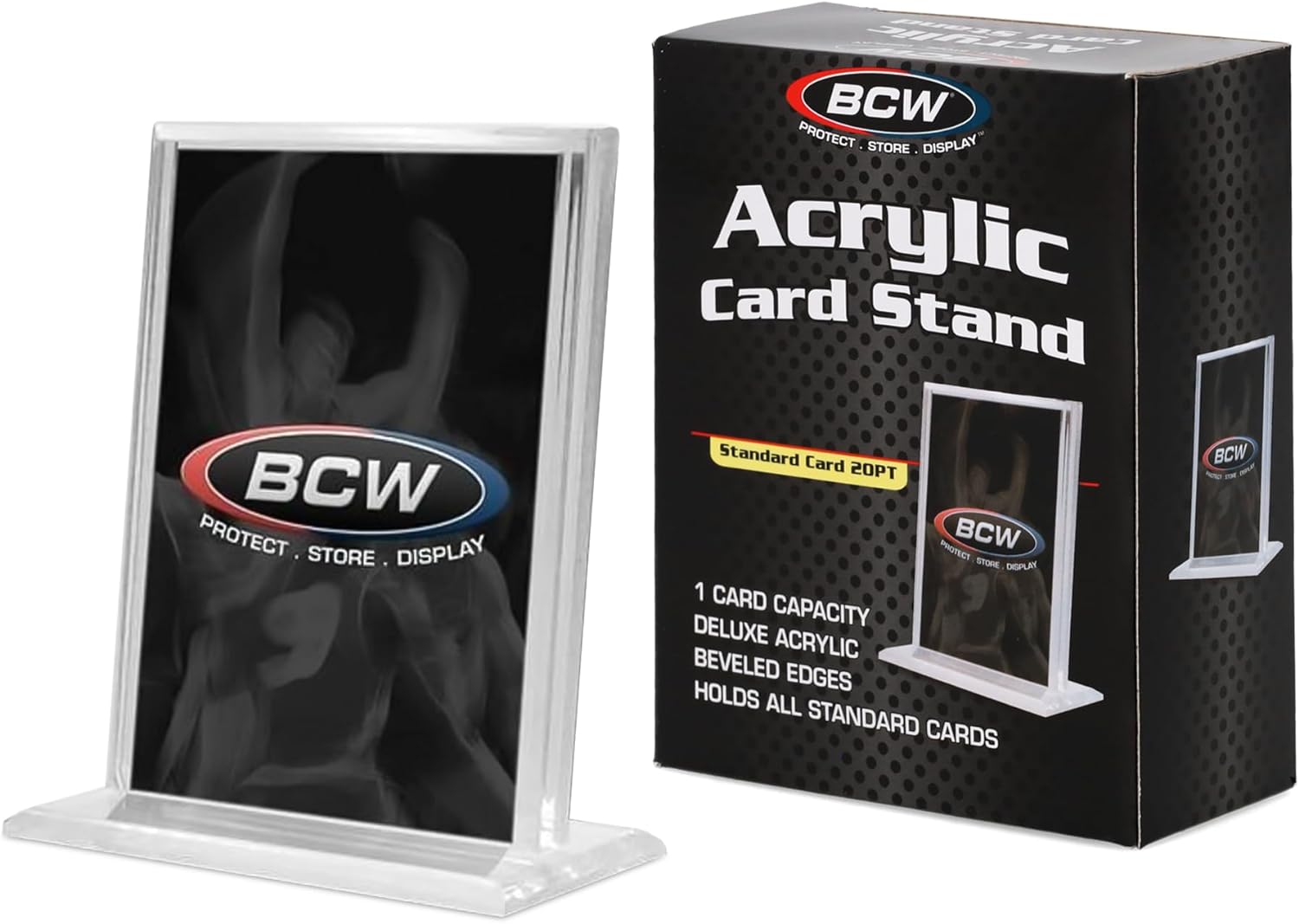 Bcw BCW Acrylic Card Stand -Vertical- - Ace Cards & Collectibles