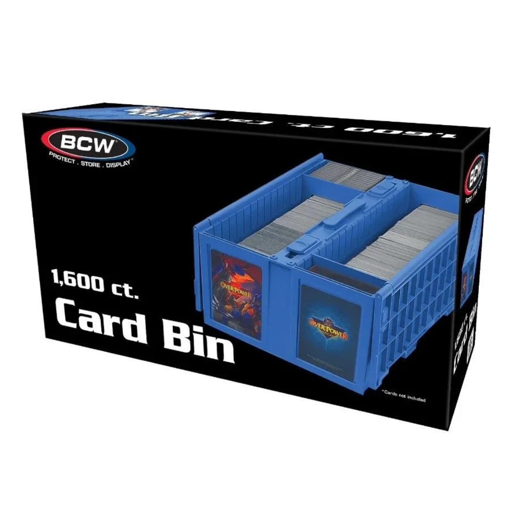 BCW Collectible Card Bin-1600-Blue-BCW Supplies-Ace Cards &amp; Collectibles