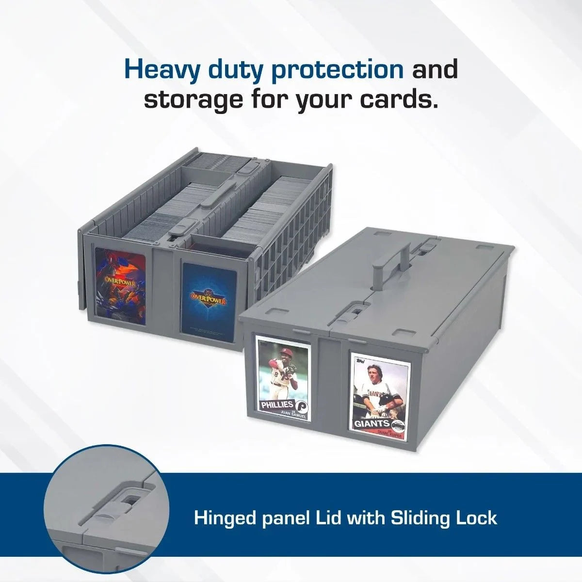 BCW Collectible Card Bin-1600-Grey-BCW Supplies-Ace Cards & Collectibles