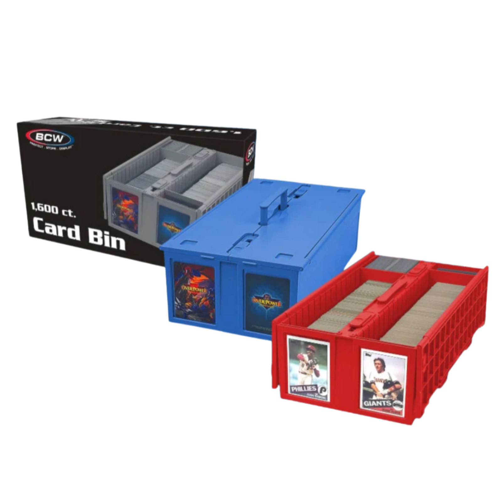 BCW Collectible Card Bin-1600-Grey-BCW Supplies-Ace Cards & Collectibles