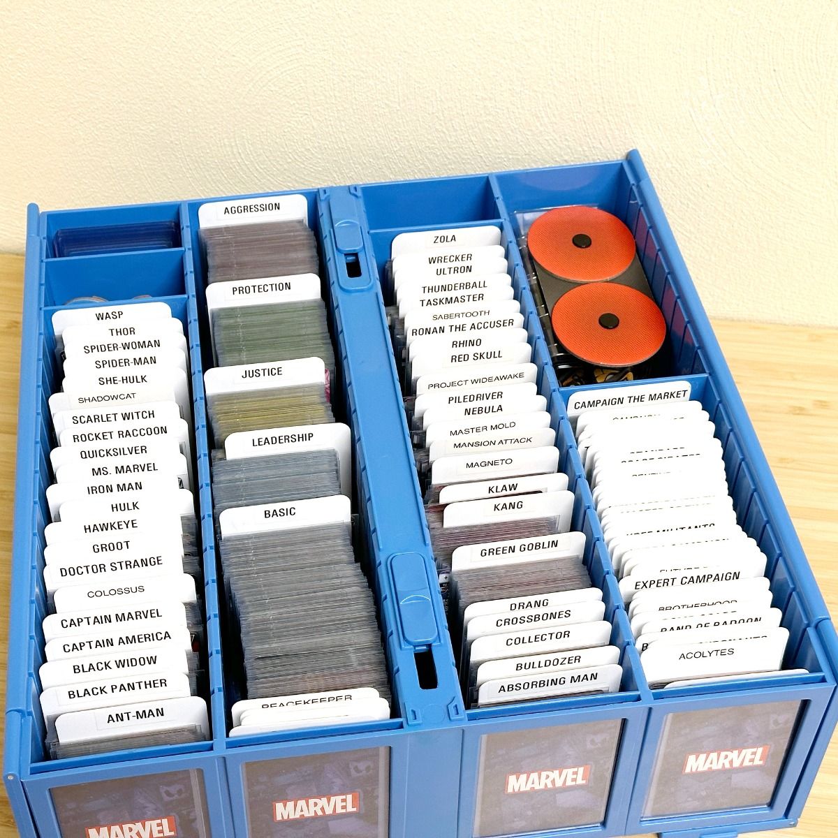 BCW Collectible Card Bin-3200-BLUE (4each/case)-BCW Supplies-Ace Cards &amp; Collectibles