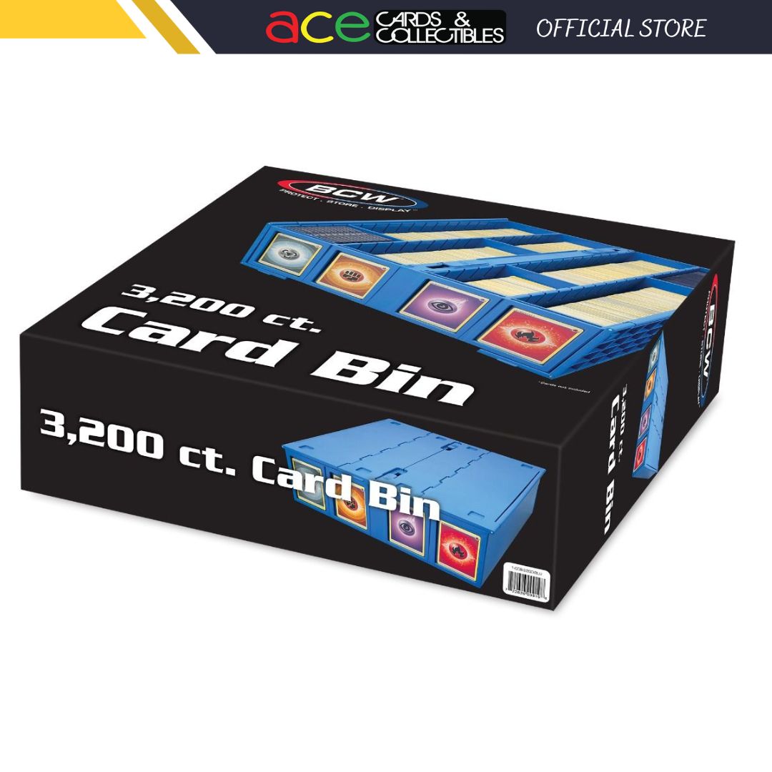 BCW Collectible Card Bin-3200-BLUE (4each/case)-BCW Supplies-Ace Cards & Collectibles