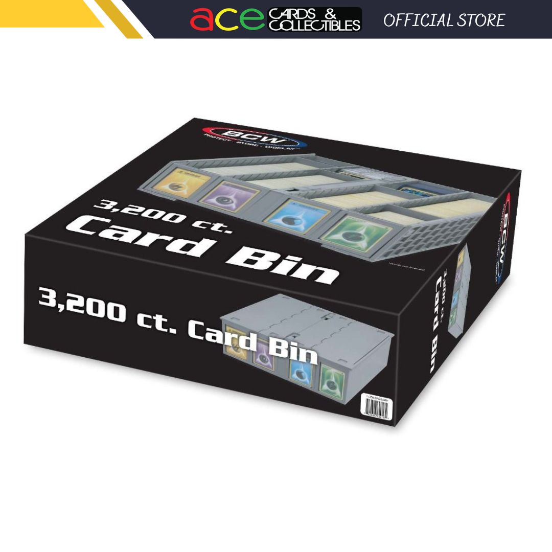 BCW Collectible Card Bin-3200-GRAY (4each/case)-BCW Supplies-Ace Cards & Collectibles