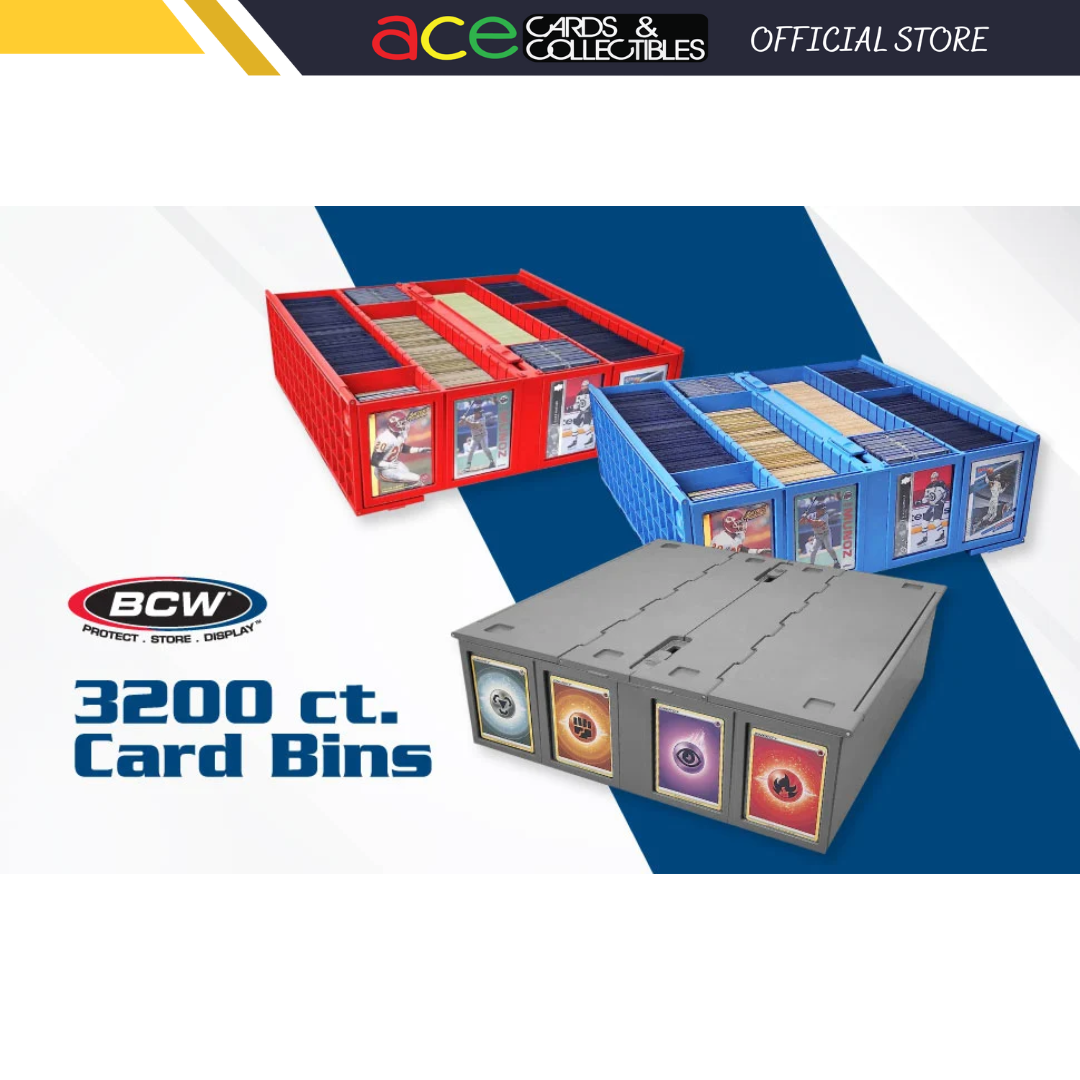 BCW Collectible Card Bin-3200-Grey-BCW Supplies-Ace Cards & Collectibles