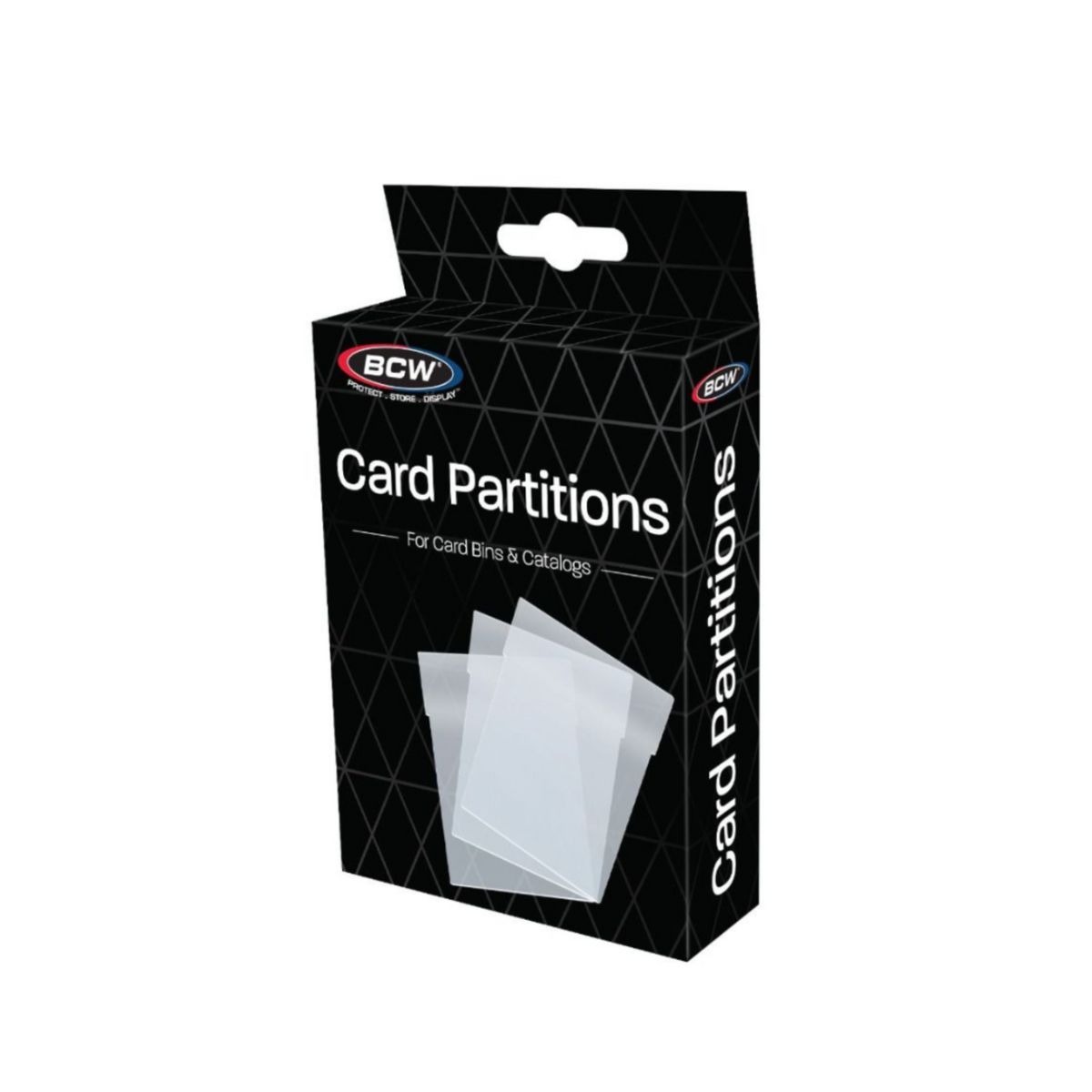BCW Collectible Card Bin Partitions "Clear"-BCW Supplies-Ace Cards & Collectibles