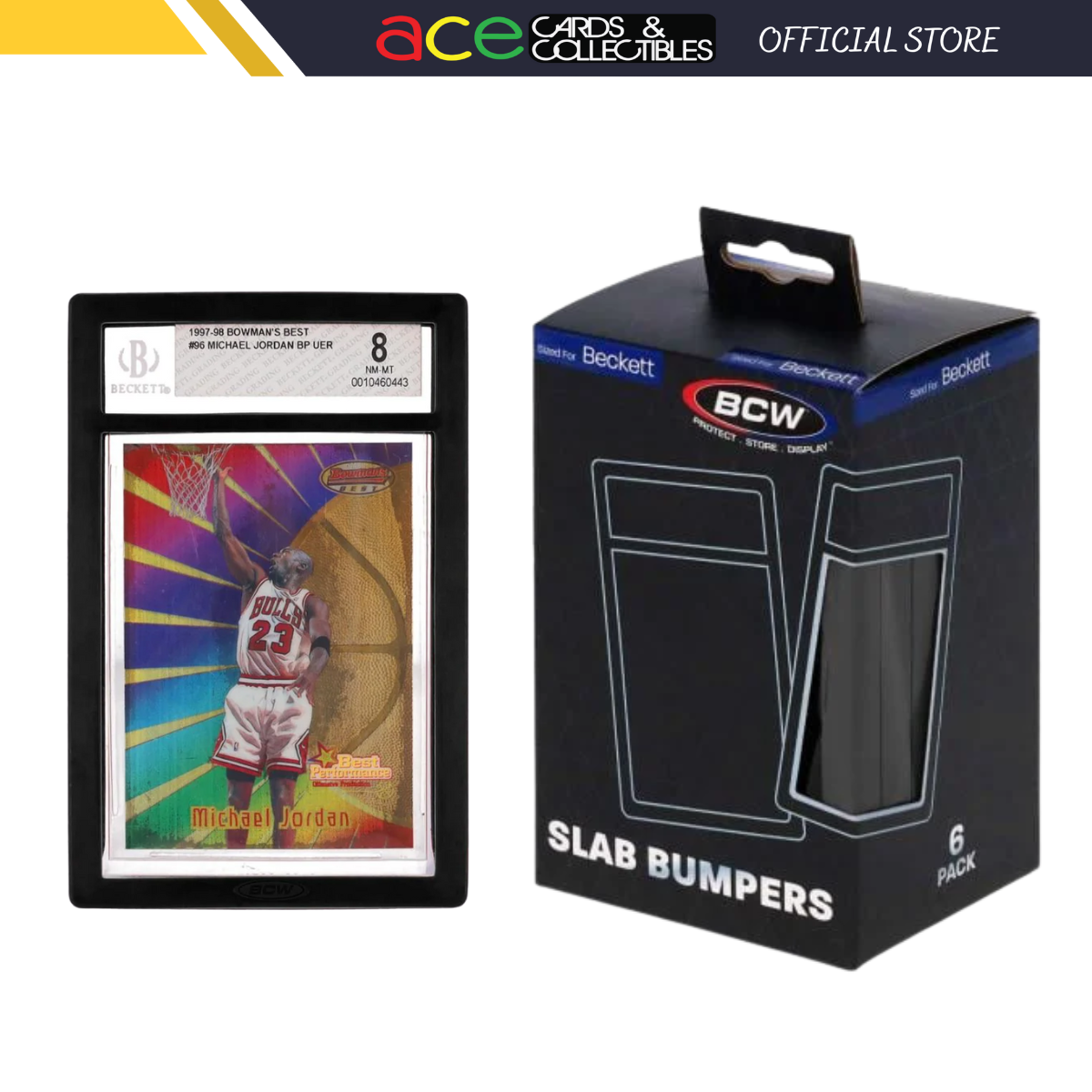 BCW Graded Slab Bumper -BGS Card- (Black)-Single Piece-BCW Supplies-Ace Cards & Collectibles