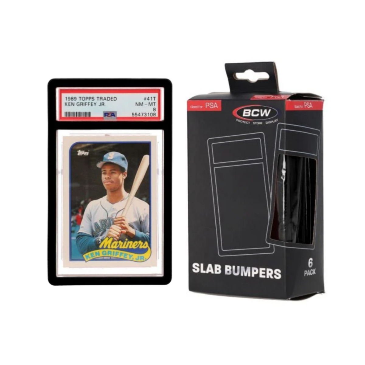 BCW Graded Slab Bumper -PSA Card- (Black)-Single Piece-BCW Supplies-Ace Cards & Collectibles