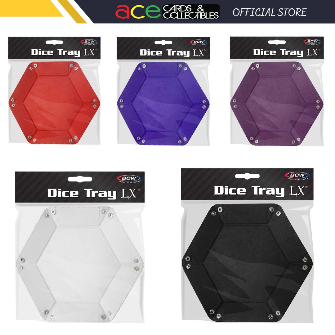 BCW Hexagon Dice Tray-Black-BCW Supplies-Ace Cards &amp; Collectibles
