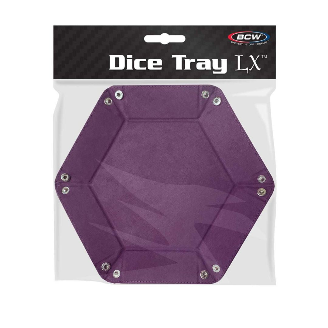 BCW Hexagon Dice Tray-Purple-BCW Supplies-Ace Cards &amp; Collectibles
