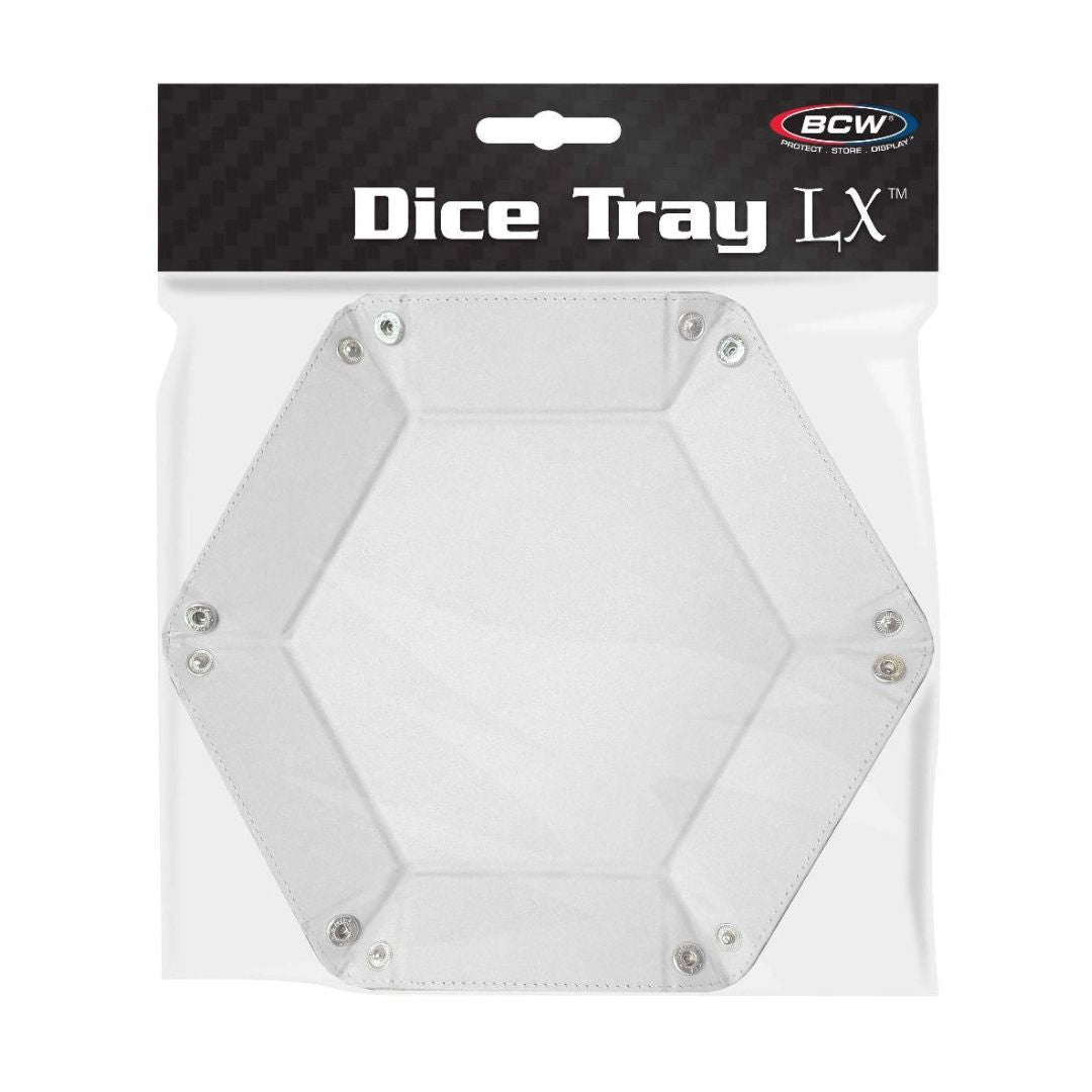 BCW Hexagon Dice Tray-White-BCW Supplies-Ace Cards &amp; Collectibles