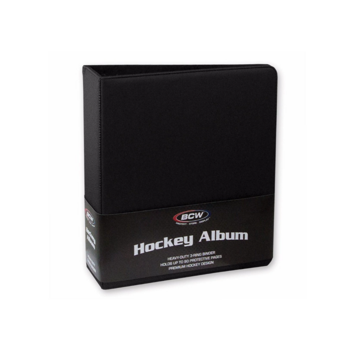 BCW Hockey Collectors Album 3inch "Premium Black"-BCW Supplies-Ace Cards & Collectibles