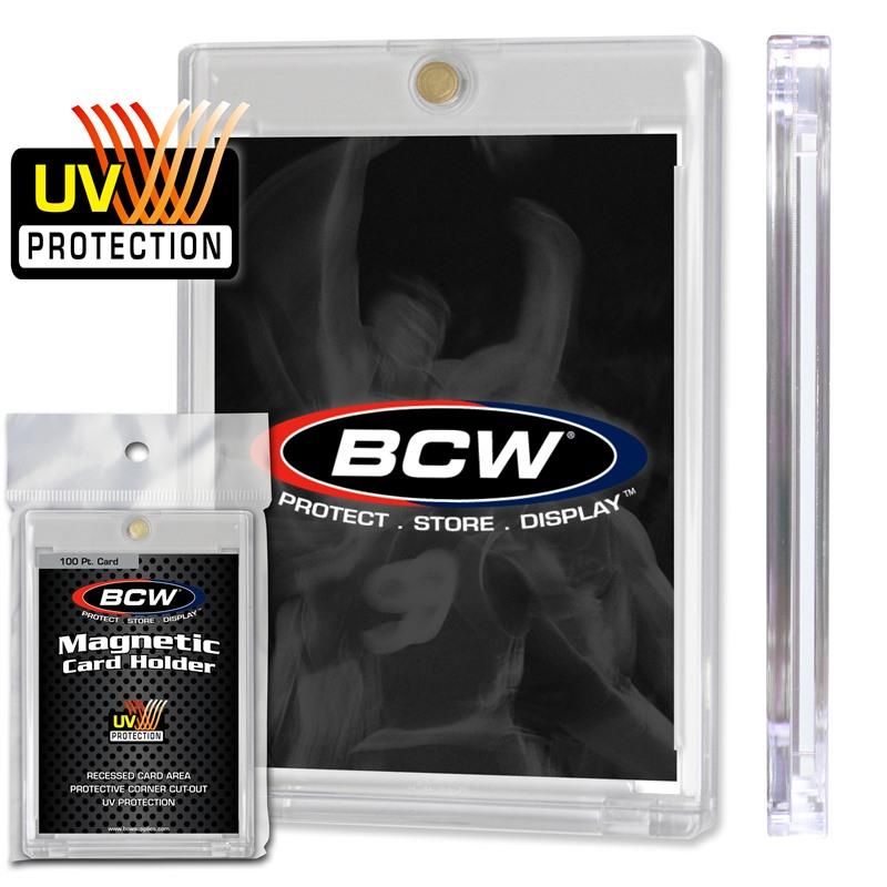 BCW Magnetic Card Holder - 100 PT (Whole Box 16 pcs)-BCW Supplies-Ace Cards &amp; Collectibles