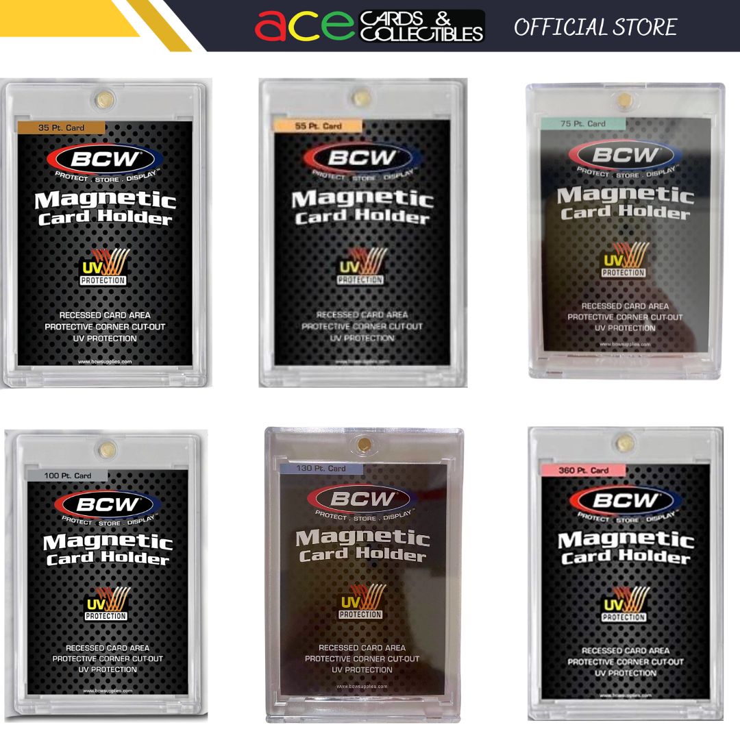 BCW Magnetic Card Holder - 35 PT/ 55PT/ 75PT/ 100PT/ 130PT/ 180PT/ 360PT (Loose 1 Pcs)-35PT-BCW Supplies-Ace Cards &amp; Collectibles