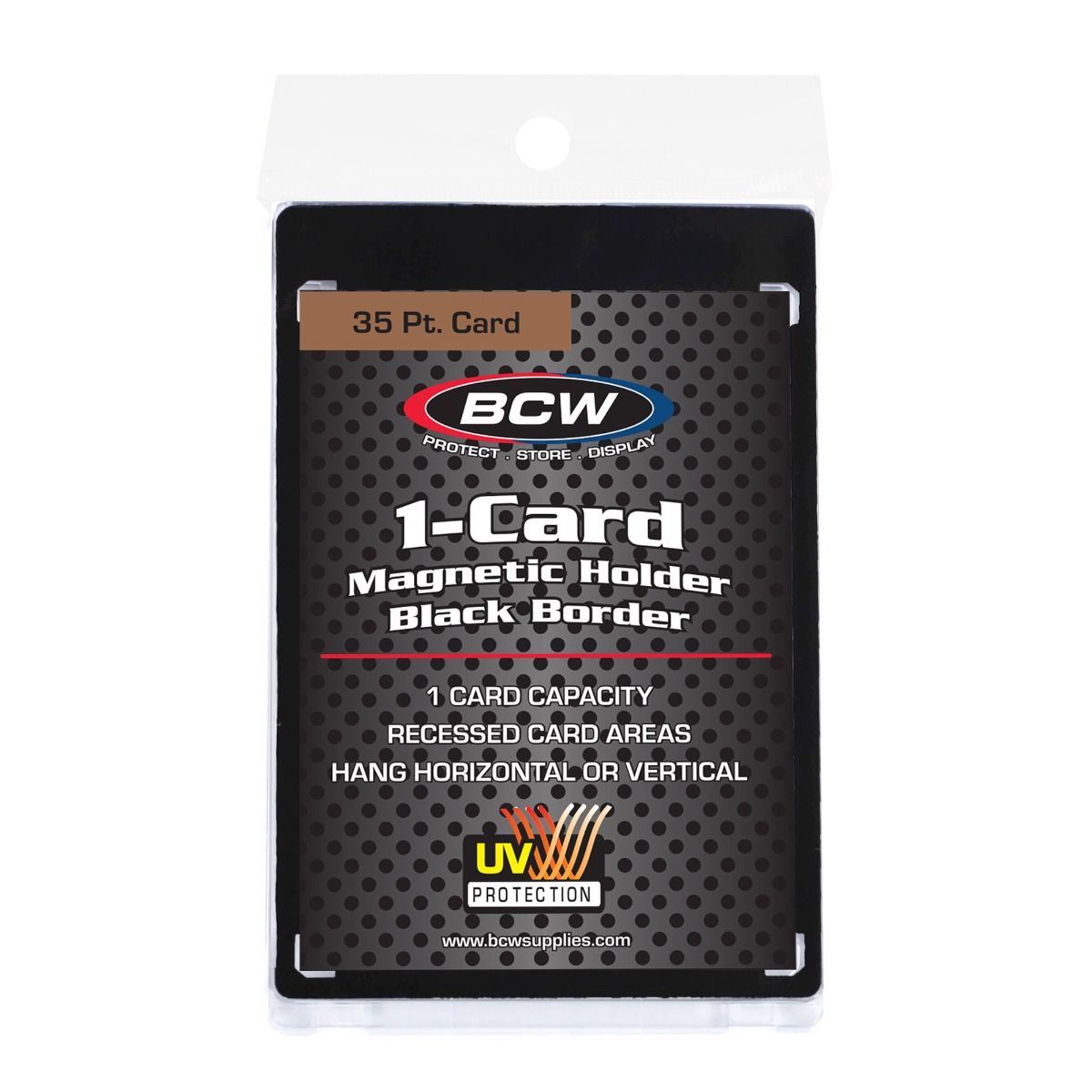 BCW Magnetic Card Holder - 35 PT (Black Border)-Loose-BCW Supplies-Ace Cards &amp; Collectibles