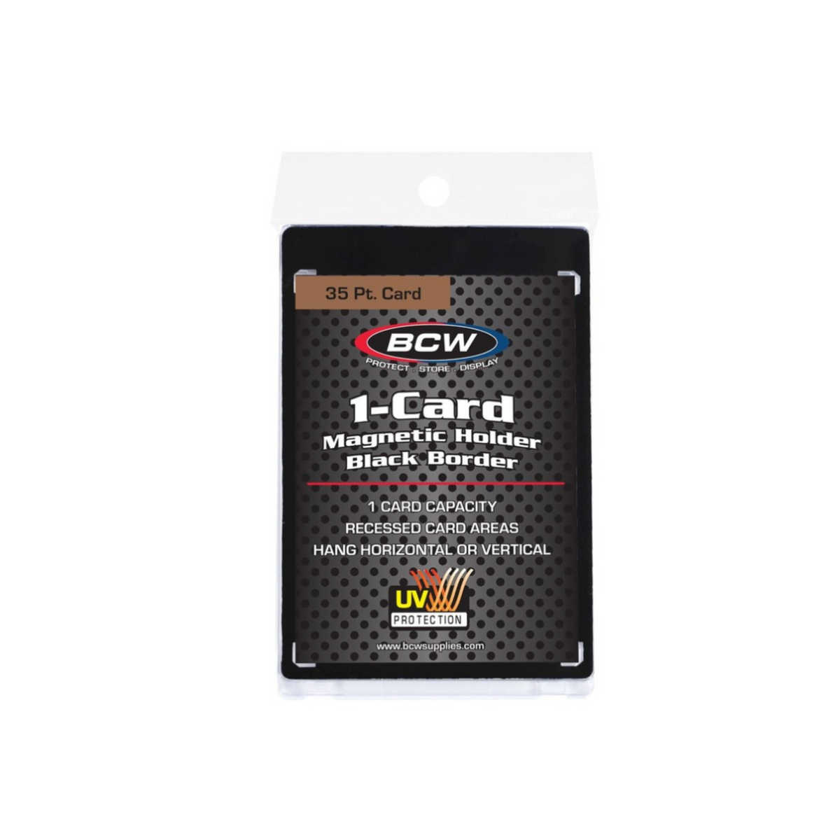 BCW Magnetic Card Holder - 35 PT (Black Border)-Loose-BCW Supplies-Ace Cards & Collectibles