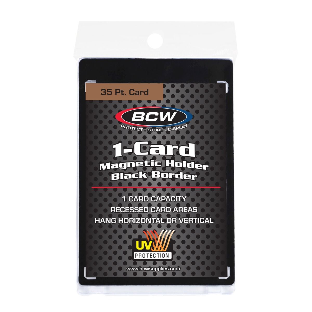 BCW Magnetic Card Holder - 35 PT (Black Border)-Loose-BCW Supplies-Ace Cards & Collectibles