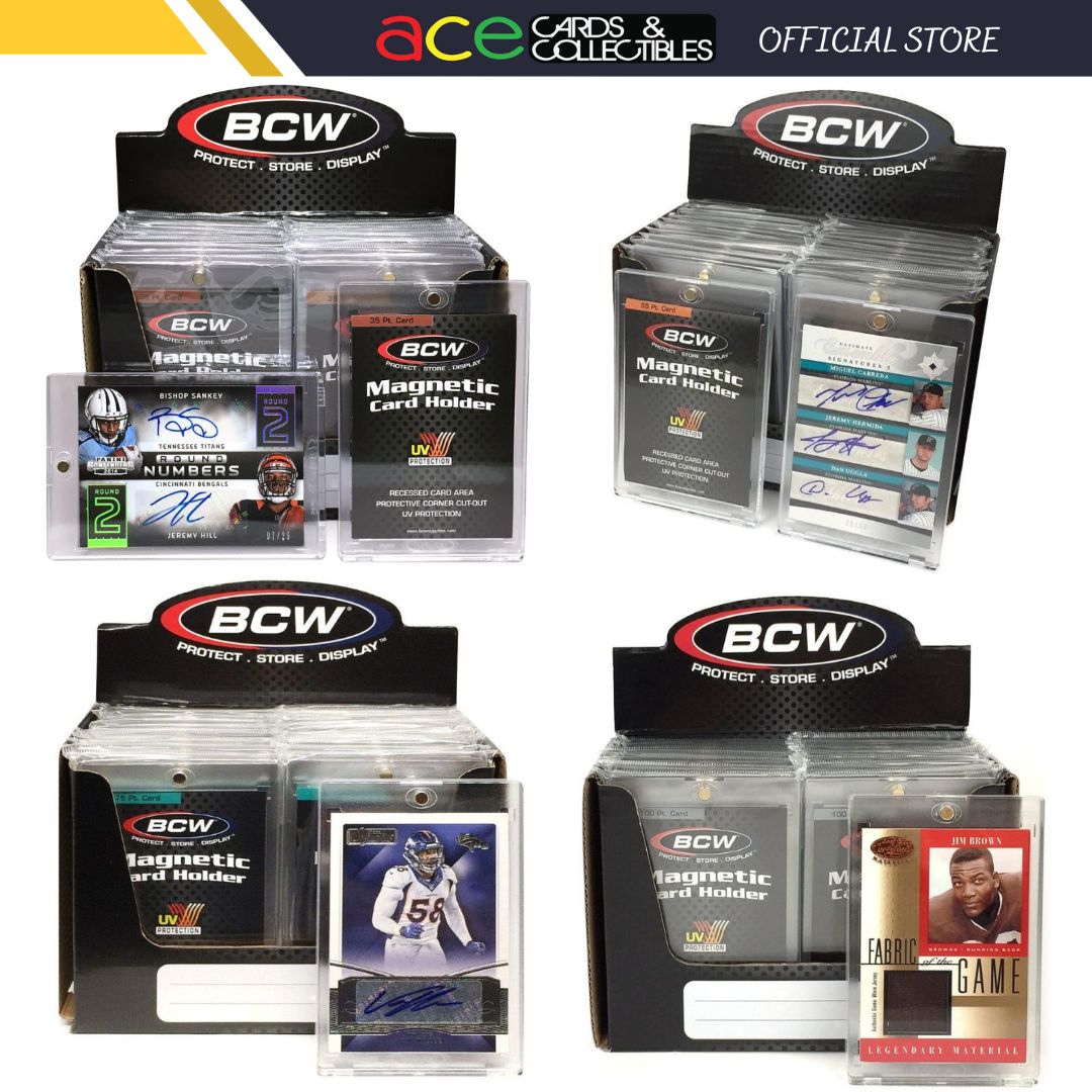 BCW Magnetic Card Holder - 35 PT/55PT/75PT/100PT/130PT/180PT/360PT (Whole Box)-35pt (20pcs)-BCW Supplies-Ace Cards &amp; Collectibles