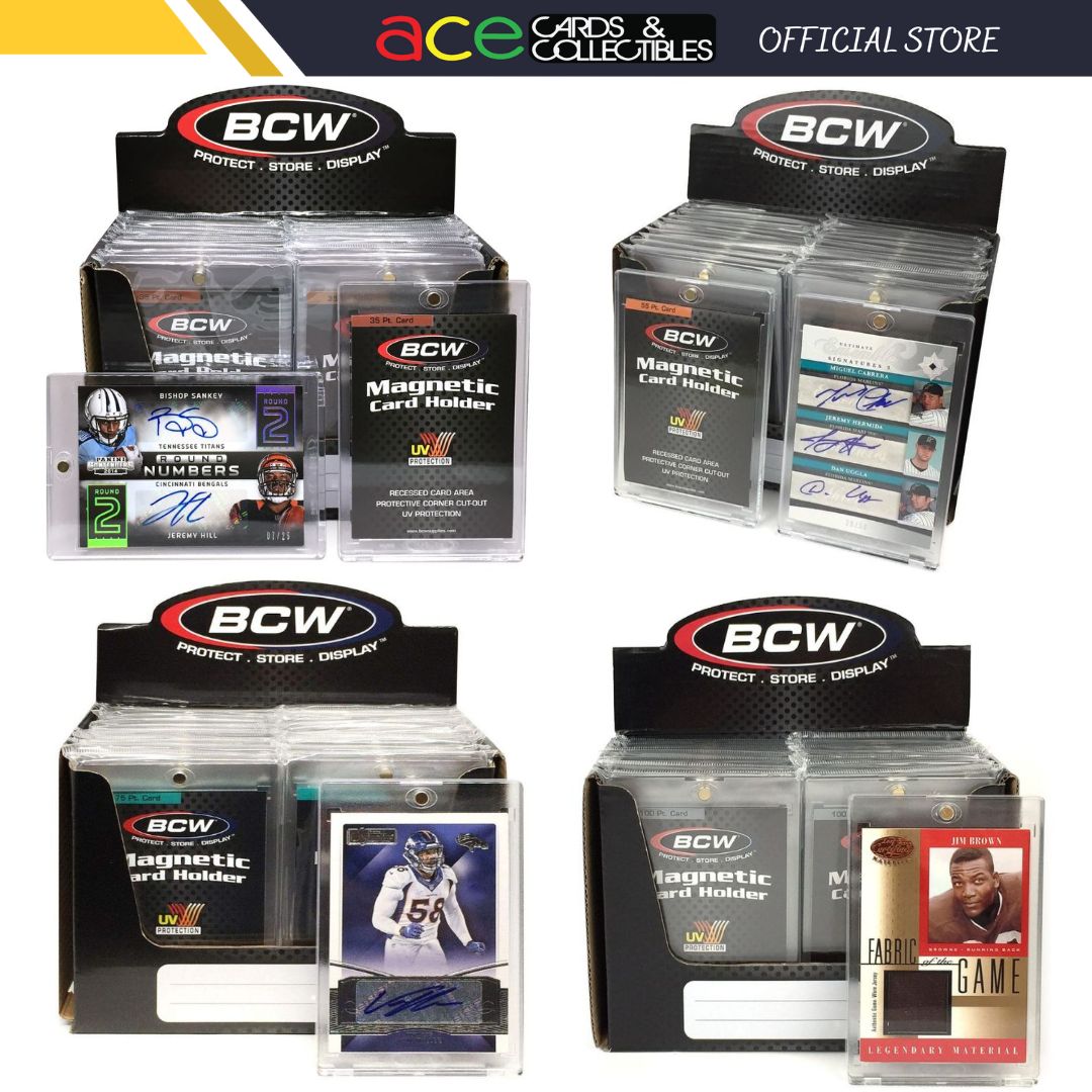 BCW Magnetic Card Holder - 35 PT/55PT/75PT/100PT/130PT/180PT/360PT (Whole Box)-35pt (20pcs)-BCW Supplies-Ace Cards & Collectibles