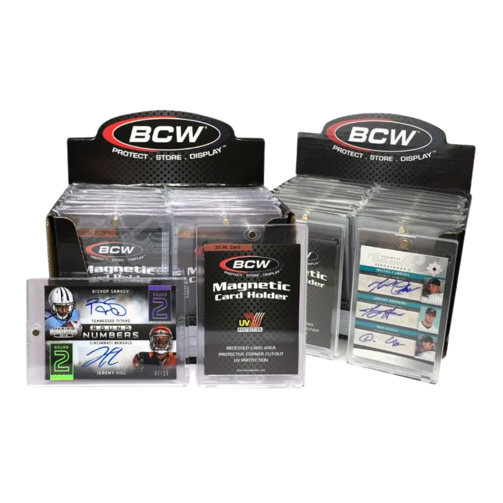 BCW Magnetic Card Holder - 35 PT/55PT/75PT/100PT/130PT/180PT/360PT (Whole Box)-35pt (20pcs)-BCW Supplies-Ace Cards & Collectibles