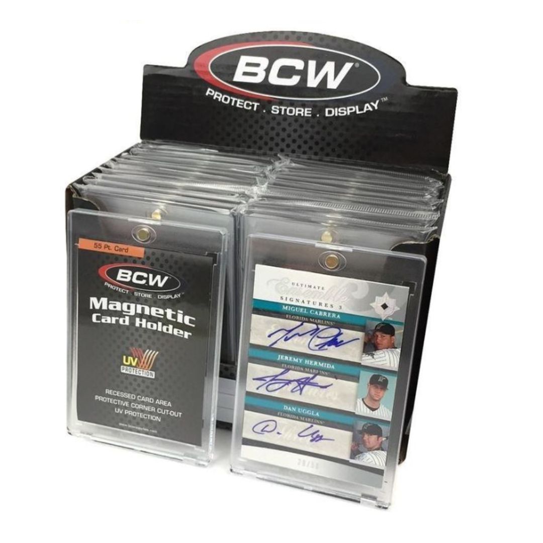 BCW Magnetic Card Holder - 35 PT/55PT/75PT/100PT/130PT/180PT/360PT (Whole Box)-55pt (18pcs)-BCW Supplies-Ace Cards &amp; Collectibles