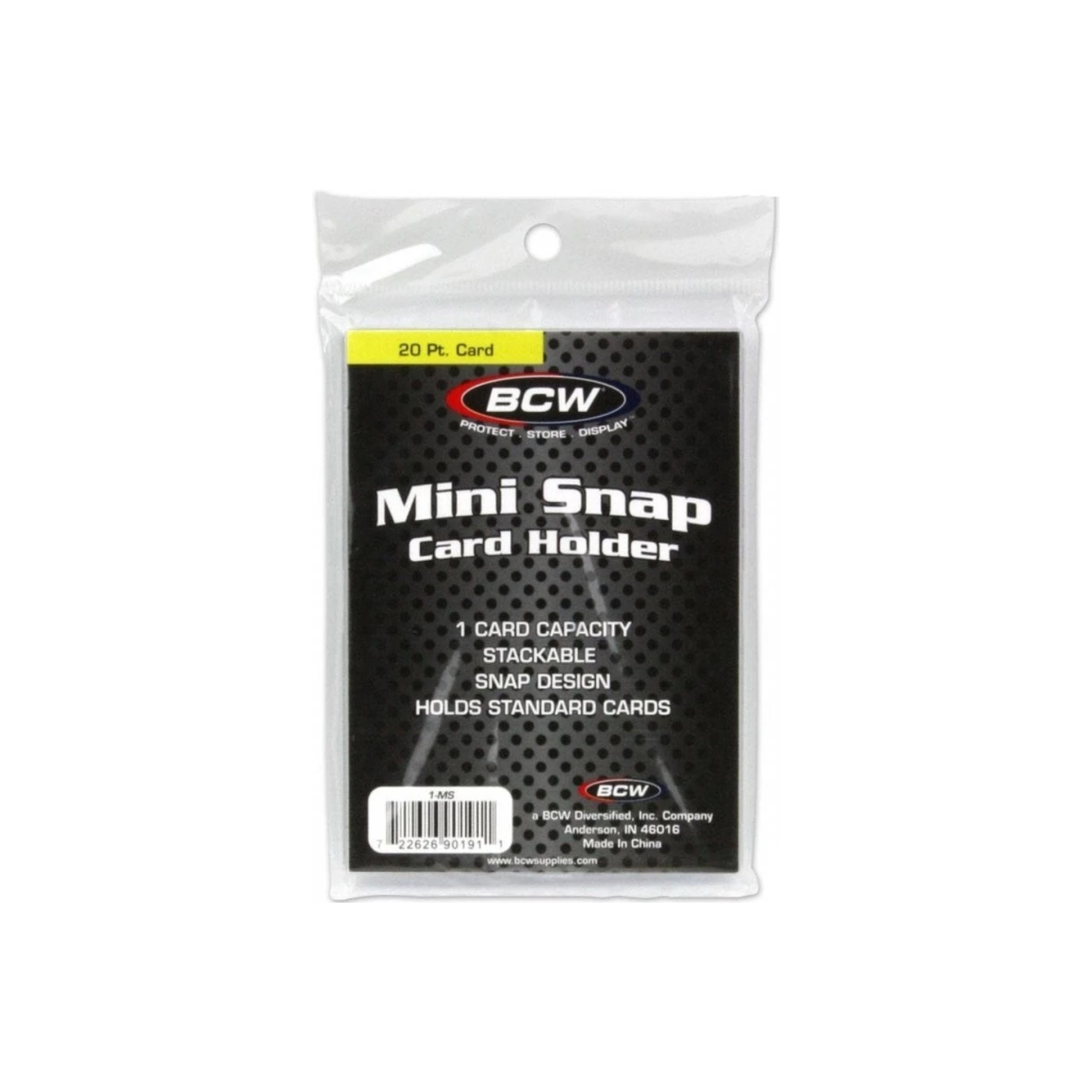 BCW Mini Snap Card Holder-BCW Supplies-Ace Cards & Collectibles
