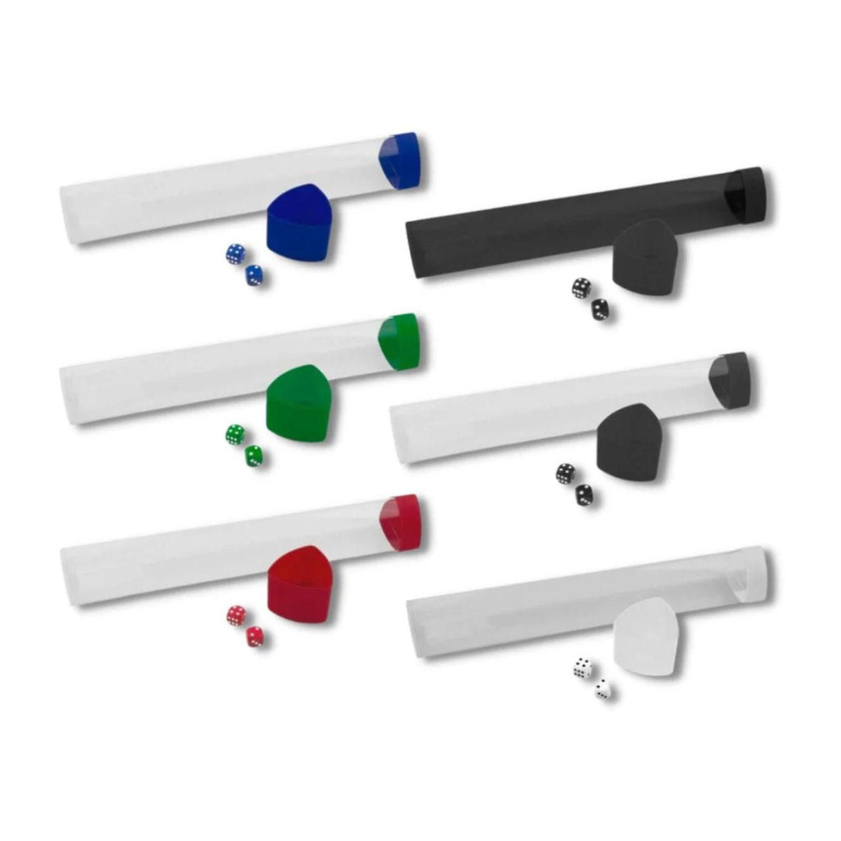 BCW Playmat Tube with Dice Cap-Black-BCW Supplies-Ace Cards & Collectibles