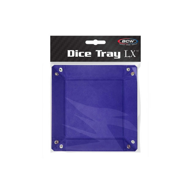 BCW Square Dice Tray - Blue-BCW Supplies-Ace Cards & Collectibles