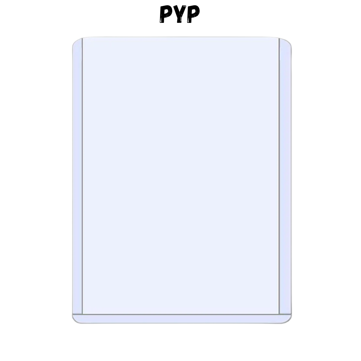 BCW/PYP Toploader Card Holder Standard 3" x 4" Loose Piece-1Pc-Film Protect PYP-BCW Supplies-Ace Cards & Collectibles