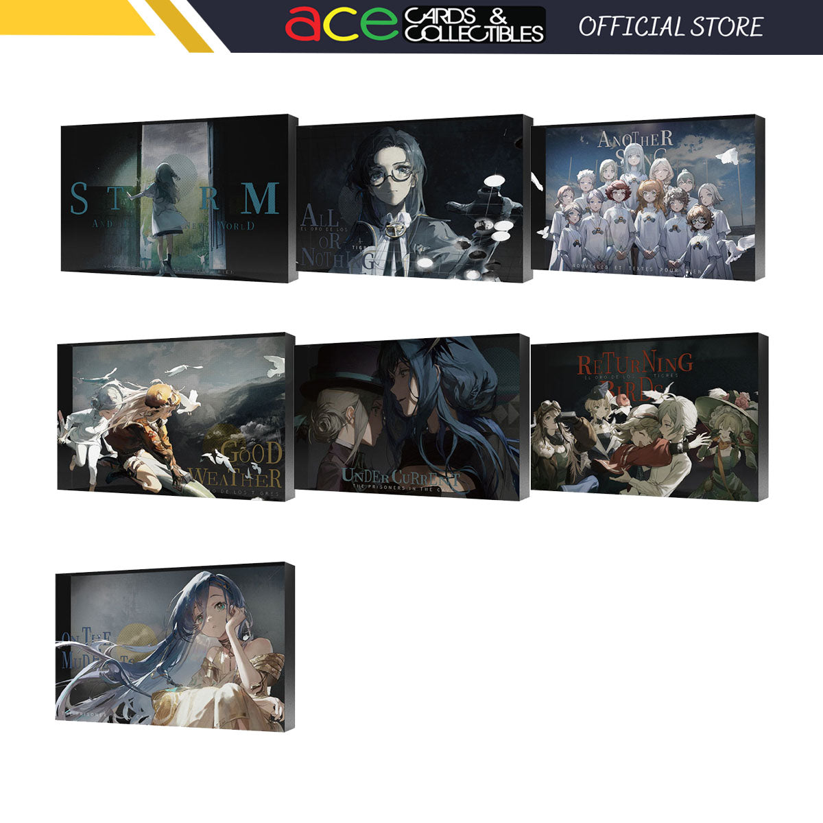 Reverse: 1999 Image of Time Illustration Acrylic Standees-Storm/New World-BLUEPOCH-Ace Cards & Collectibles