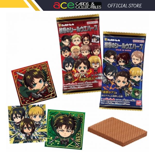 Attack On Titan Deformer Seal Wafer 1-Single Pack (Random)-Bandai-Ace Cards & Collectibles
